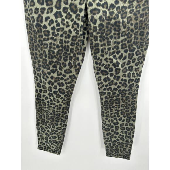 Good American Good Waist Sage Leopard Cropped Jeans Women's Size 8/29 NWT - Picture 3 of 7